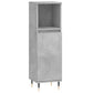 Bathroom Cabinet Concrete Grey Engineered Wood, Iron Tall