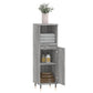 Bathroom Cabinet Grey Sonoma Engineered Wood Tall