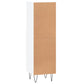 Bathroom Cabinet White Engineered wood, iron Tall