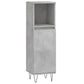 Bathroom Cabinet Concrete Grey Engineered Wood, Iron Tall