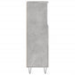 Bathroom Cabinet Concrete Grey Engineered Wood, Iron Tall