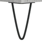 Bathroom Cabinet Concrete Grey Engineered Wood, Iron Tall
