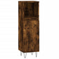 Bathroom Cabinet Smoked oak Engineered wood Tall Bathroom Cabinet