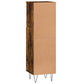 Bathroom Cabinet Smoked oak Engineered wood Tall Bathroom Cabinet
