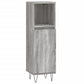 Bathroom Cabinet Grey sonoma Engineered wood, iron Tall