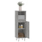 Bathroom Cabinet Grey sonoma Engineered wood, iron Tall