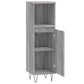 Bathroom Cabinet Grey sonoma Engineered wood, iron Tall