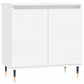 Bathroom Cabinet White Engineered wood and iron Medium