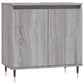Bathroom Cabinet Grey Sonoma Engineered Wood, Iron Medium
