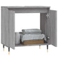 Bathroom Cabinet Grey Sonoma Engineered Wood, Iron Medium