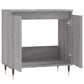Bathroom Cabinet Grey Sonoma Engineered Wood, Iron Medium