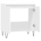 Bathroom Cabinet White Engineered wood, Iron Medium