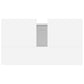 Bathroom Cabinet White Engineered wood, Iron Medium