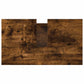 Bathroom Cabinet Smoked oak Engineered wood, iron