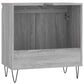 Bathroom Cabinet Grey Sonoma Engineered wood Medium