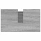 Bathroom Cabinet Grey Sonoma Engineered wood Medium