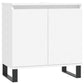 Bathroom Cabinet White Engineered wood, iron Medium