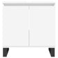 Bathroom Cabinet White Engineered wood, iron Medium