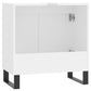 Bathroom Cabinet White Engineered wood, iron Medium