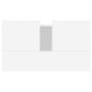 Bathroom Cabinet White Engineered wood, iron Medium