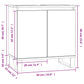 Bathroom Cabinet White Engineered wood, iron Medium