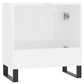 Bathroom Cabinet High gloss white Engineered wood, iron Standard
