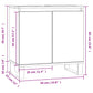 Bathroom Cabinet High gloss white Engineered wood, iron Standard