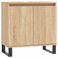 Bathroom Cabinet Sonoma Oak Engineered Wood, Iron Medium