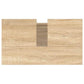 Bathroom Cabinet Sonoma Oak Engineered Wood, Iron Medium