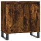 Bathroom Cabinet Smoked Oak Engineered wood, iron Medium
