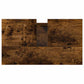 Bathroom Cabinet Smoked Oak Engineered wood, iron Medium