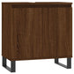 Bathroom Cabinet Brown Oak Engineered wood Bathroom Cabinet