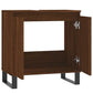 Bathroom Cabinet Brown Oak Engineered wood Bathroom Cabinet