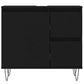 Bathroom Cabinet Black Engineered wood, iron Medium