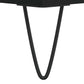 Bathroom Cabinet Black Engineered wood, iron Medium