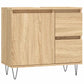 Bathroom Cabinet Sonoma Oak Engineered wood, iron Medium