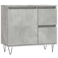 Bathroom Cabinet Concrete grey Engineered wood, iron Medium