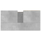 Bathroom Cabinet Concrete grey Engineered wood, iron Medium