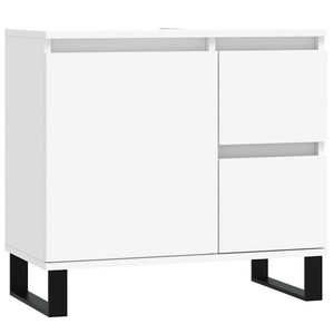Bathroom Cabinet White Engineered wood Standard Bathroom Cabinet