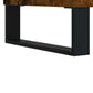Bathroom Cabinet Smoked Oak Engineered wood, Iron Medium