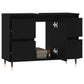 Bathroom Cabinet Black Engineered wood Medium Bathroom Cabinet