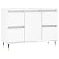 Bathroom Cabinet High gloss white Engineered wood and metal