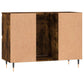 Bathroom Cabinet Smoked Oak Engineered Wood 31.5 x 13.0 x 23.6 in