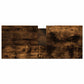 Bathroom Cabinet Smoked Oak Engineered Wood 31.5 x 13.0 x 23.6 in