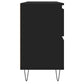 Bathroom Cabinet Black Engineered wood, iron Medium