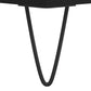 Bathroom Cabinet Black Engineered wood, iron Medium