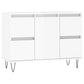 Bathroom Cabinet High gloss white Engineered wood, iron