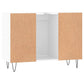 Bathroom Cabinet High gloss white Engineered wood, iron