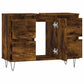 Bathroom Cabinet Smoked Oak 31.5x13.0x23.6" Engineered Wood