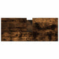 Bathroom Cabinet Smoked Oak 31.5x13.0x23.6" Engineered Wood